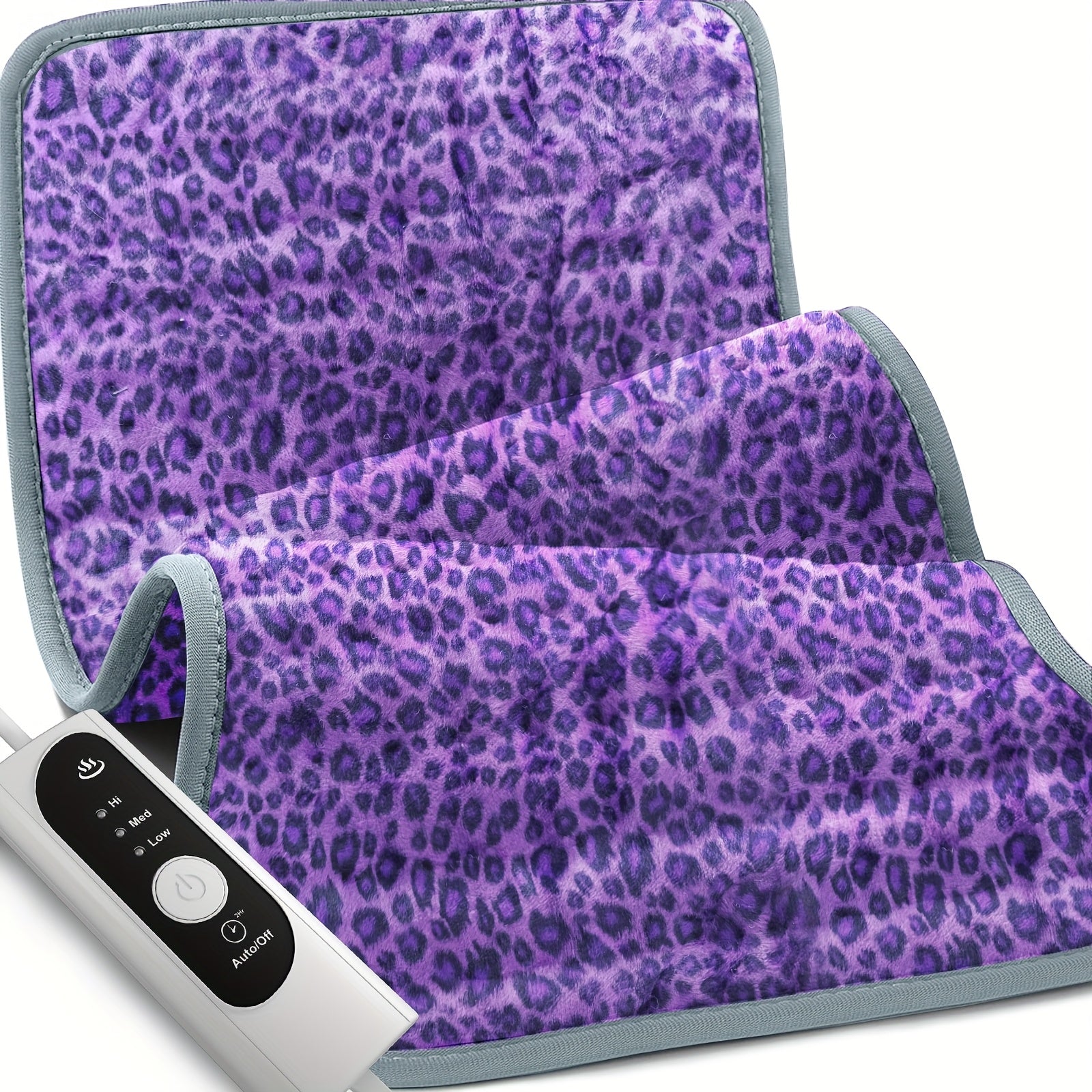InfLuvRealm Electric Heating Pad for Back, Neck, Shoulder, Knee & Leg - 6 Heat Levels up to 150°F, 2-Hour Auto-Off, 12x24 Inch Soft Flannel Machine Washable - Gift for Men, Mom, Dad, Portable Heat | Premium Look Pad | Durable Comfort