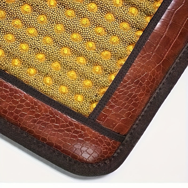 Acada Far Infrared Heating Pad, Large Size Electric Heating Pad, Relaxation Stone Heating Mat, Full Body Hot Stone Massage Mat, Auto Shut Off Function, Adjustable Timer & Temperature