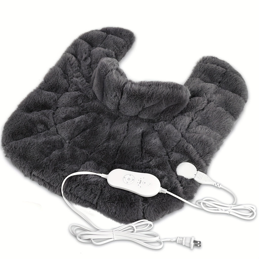UTK Large Heated Neck Shoulder Wrap With Weighted Design And Auto Shut Off, 24"x 20" Electric Heating Pad Relaxation, Mother'S Day Gift