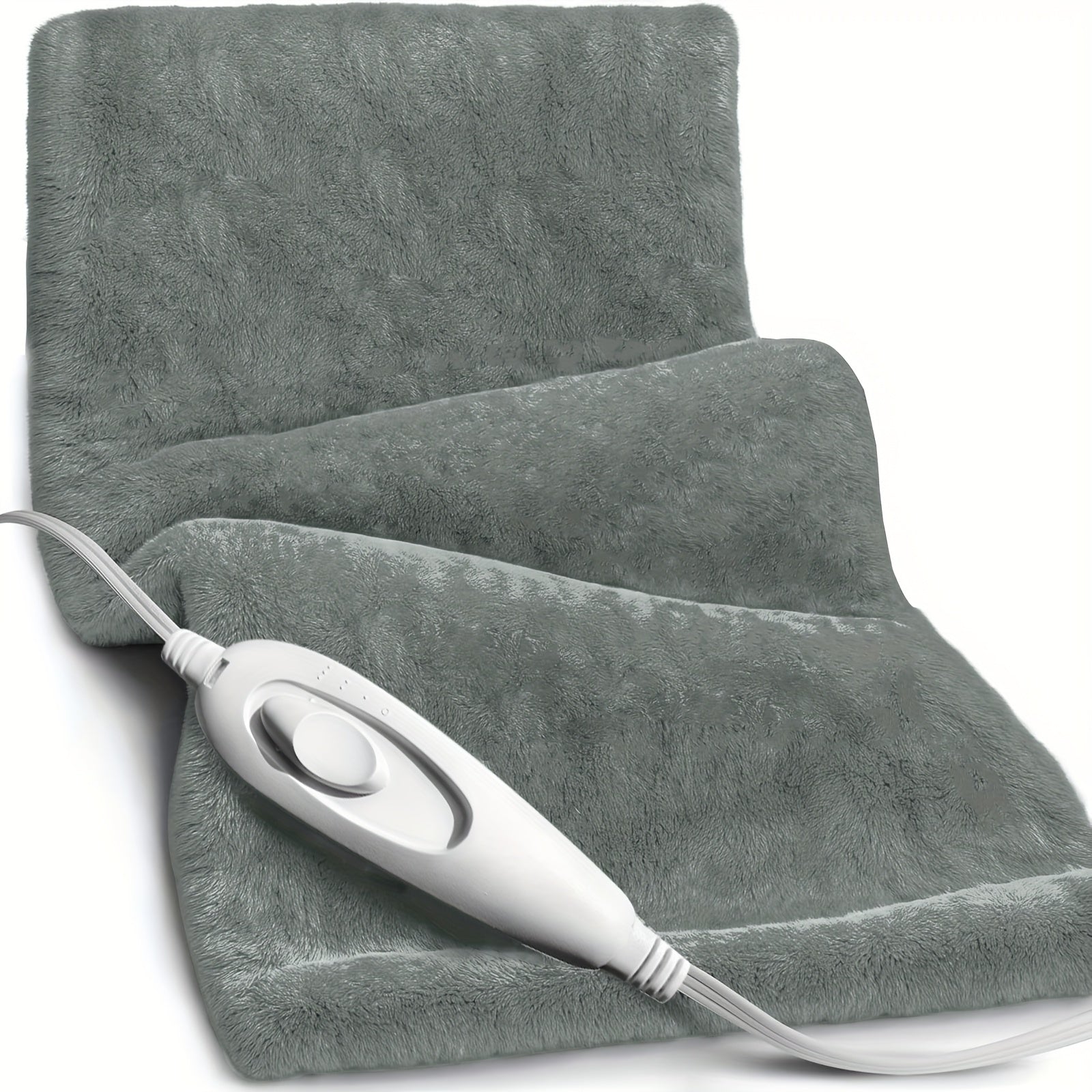 InfLuvRealm Electric Heating Pad for Back, Neck, Shoulder, Knee & Leg - 6 Heat Levels up to 150°F, 2-Hour Auto-Off, 12x24 Inch Soft Flannel Machine Washable - Gift for Men, Mom, Dad, Portable Heat | Premium Look Pad | Durable Comfort