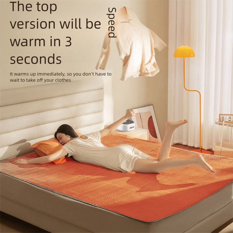 Water Circulation Heating Blanket - Soft velvet material, foldable and washable fabric, adjustable temperature, double-sided warmth, ideal gift for family members, Heating Blanket Portable, Portable Heater, Heaters for Indoor Use, Heater for Bedroom,