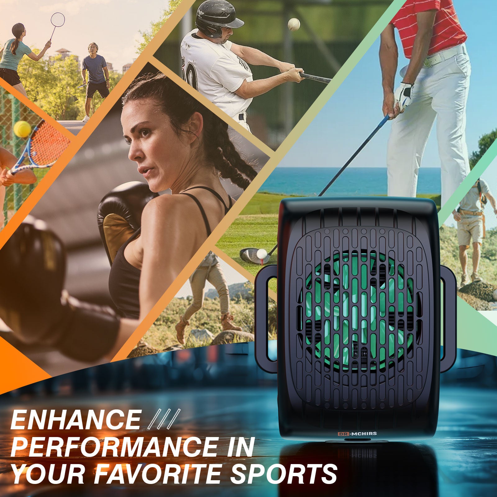 This Portable Device Provides Hot And Cold Compresses, Reaching The Desired Temperature in Just 3 Seconds, with a Battery Life of 120 Minutes. It Comes with Straps for Hands-Free Use.