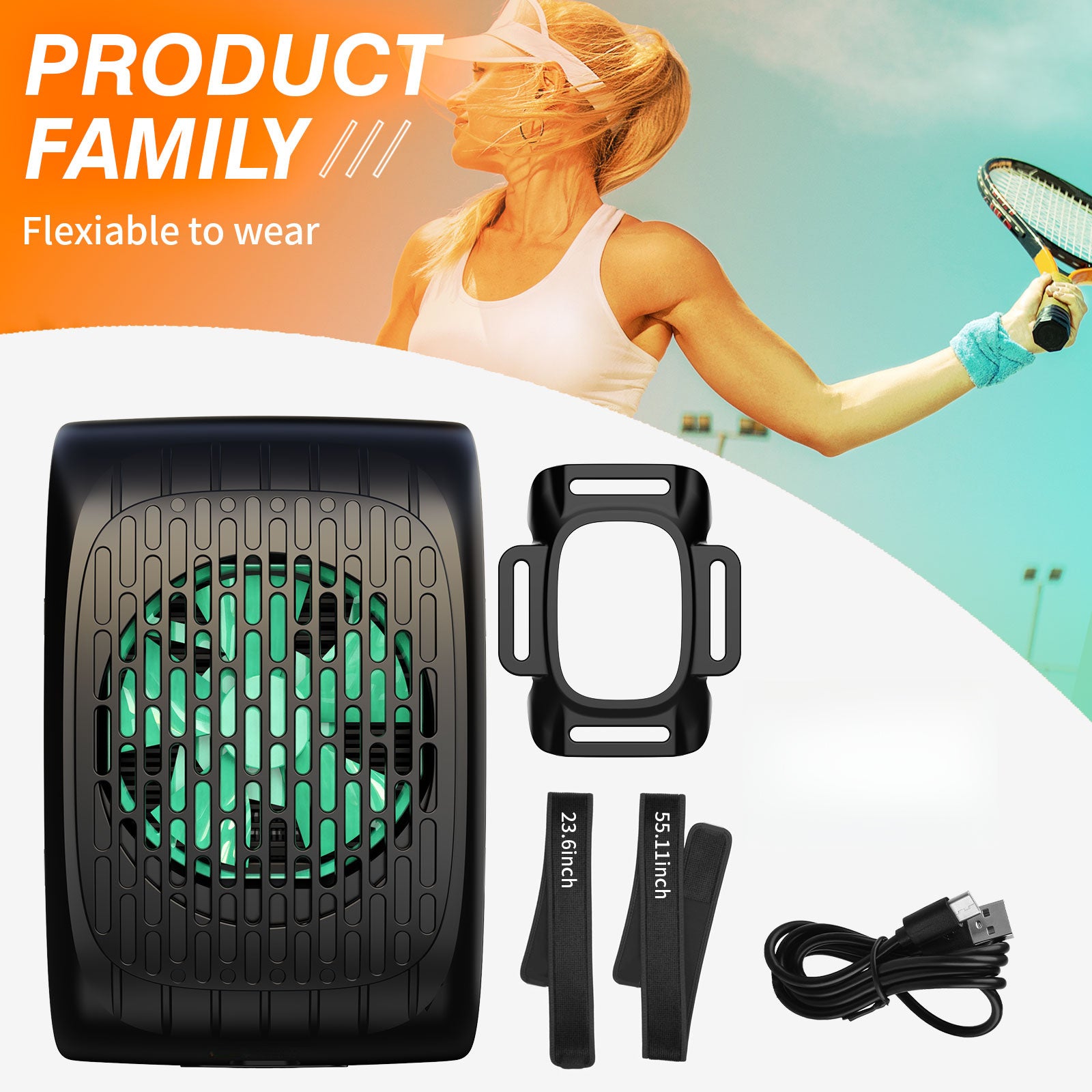 This Portable Device Provides Hot And Cold Compresses, Reaching The Desired Temperature in Just 3 Seconds, with a Battery Life of 120 Minutes. It Comes with Straps for Hands-Free Use.