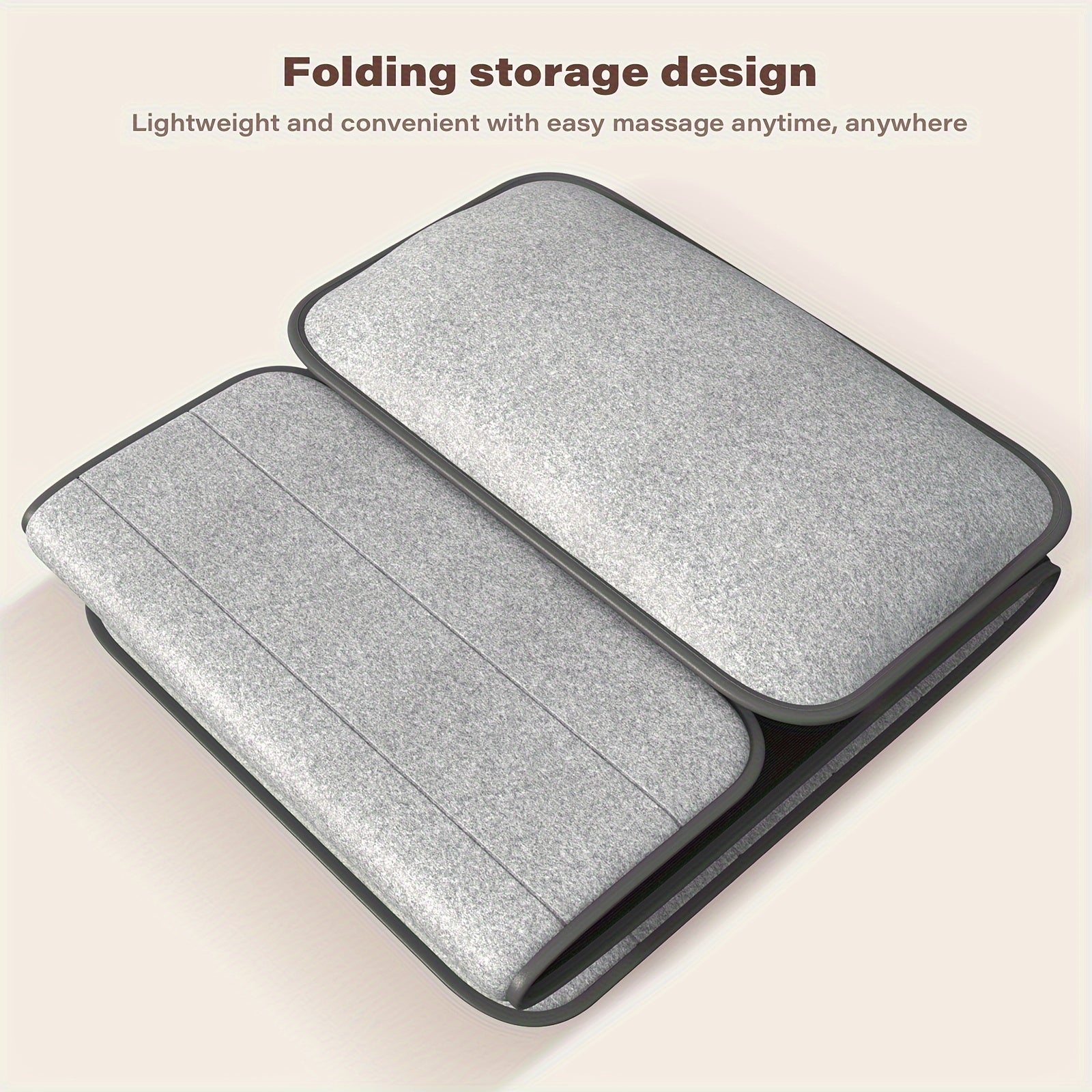 MASSTECK Full Body Massager Mat with Heat & Movable Shiatsu Neck Back Massager Pillow, Lumbar Traction & Relax, 9 Vibration Motors & Back Heating Pad, Full Body Massager for Neck Back Waist Hip Leg, Massage Gift for Mom/Dad/Women/Men