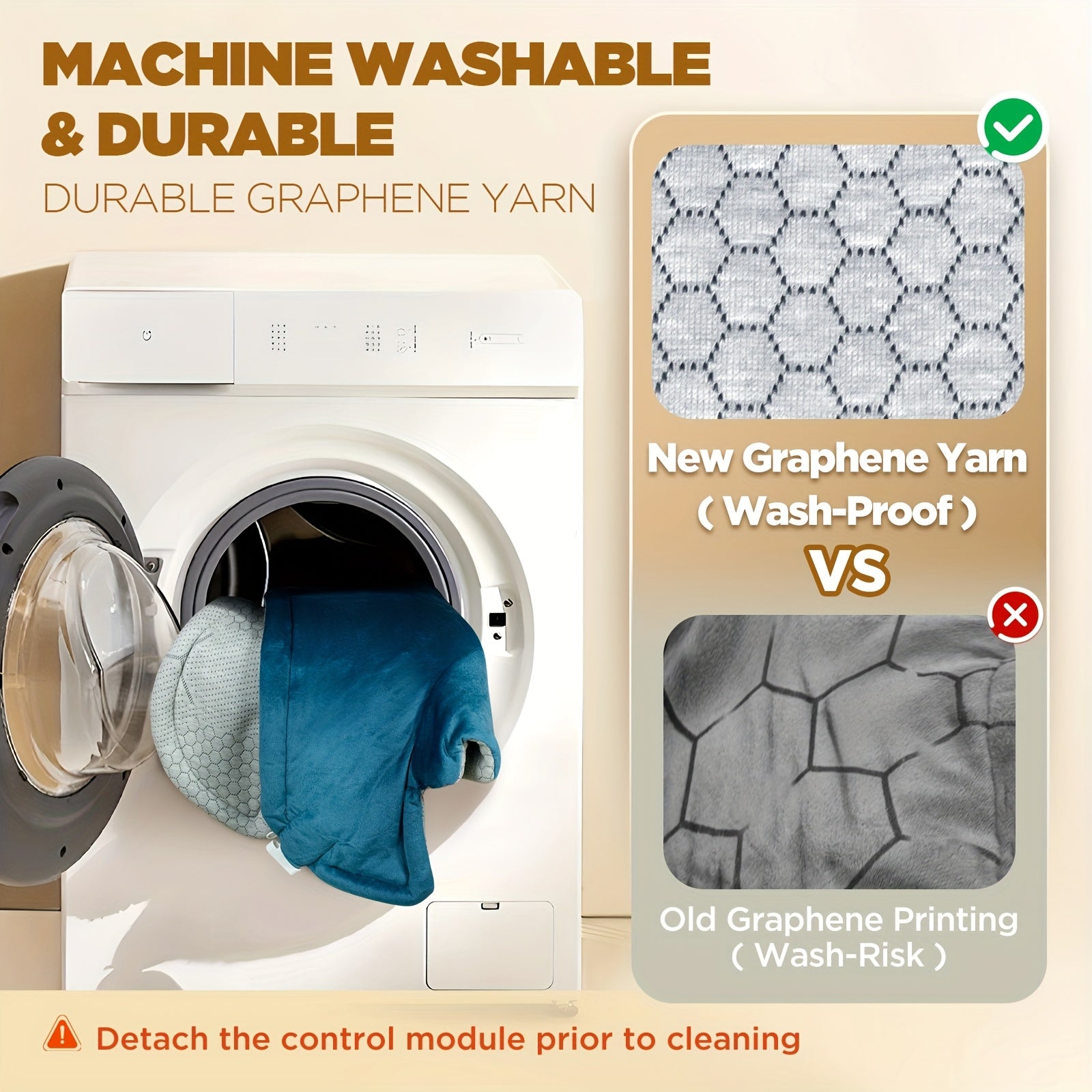 Graphene Blanket Shawl with 3 Times The Depth Of Warmth Shawl, Weighted Instant Heating Pad Suitable for Neck And Shoulders, Heating Wrapping with 6 Heating Options And 4 Automatic Shut-off Timers, As A Mother's Day Gift for Mothers Blanket Shawl