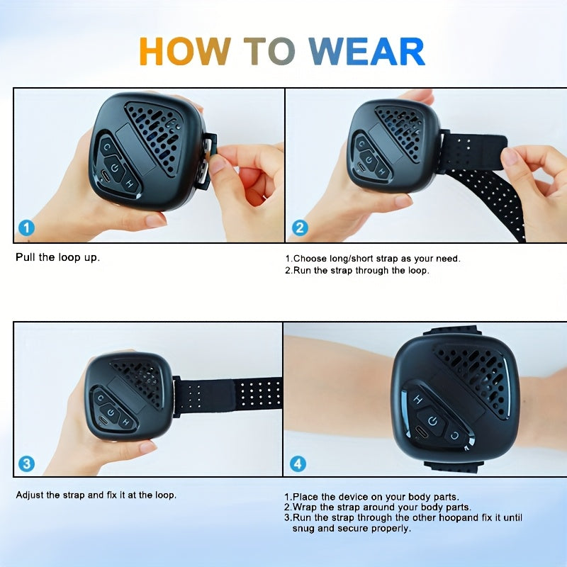 Portable Instant Cold, Hot And Contrast Therapy Machine, Exercise Recovery, Muscle Relaxation Machine, Used To Relieve Pain And Muscle Soreness, Ice Pack Device And Cordless Heating Pad, Battery 4000mAH, The Best Gift For Parents