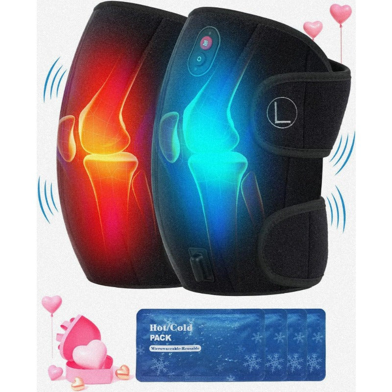 Knee Massager Suitable for FSA That Provides, Perfect As Birthday Presents for Both Men And Women, Including Dads And Moms. It Is an Hsa-Approved Heating Pad Designed for The Knee, Featuring Heat And Vibration, Along with Cold Packs