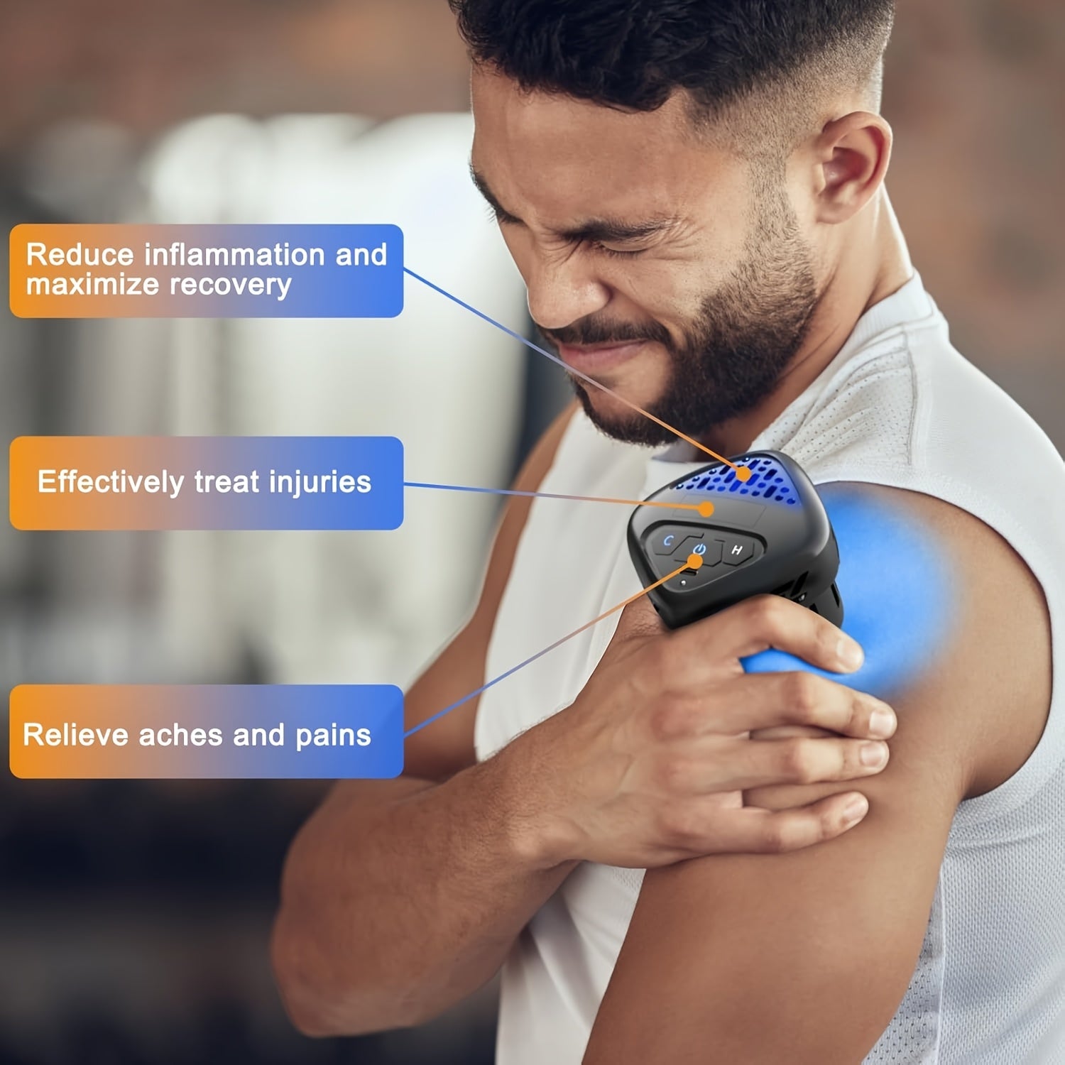 Portable Instant Cold, Hot And Contrast Therapy Machine, Exercise Recovery, Muscle Relaxation Machine, Used To Relieve Pain And Muscle Soreness, Ice Pack Device And Cordless Heating Pad, Battery 4000mAH, The Best Gift For Parents
