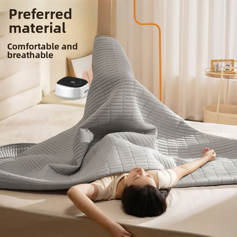 Water Circulation Heating Blanket - Soft velvet material, foldable and washable fabric, adjustable temperature, double-sided warmth, ideal gift for family members, Heating Blanket Portable, Portable Heater, Heaters for Indoor Use, Heater for Bedroom,