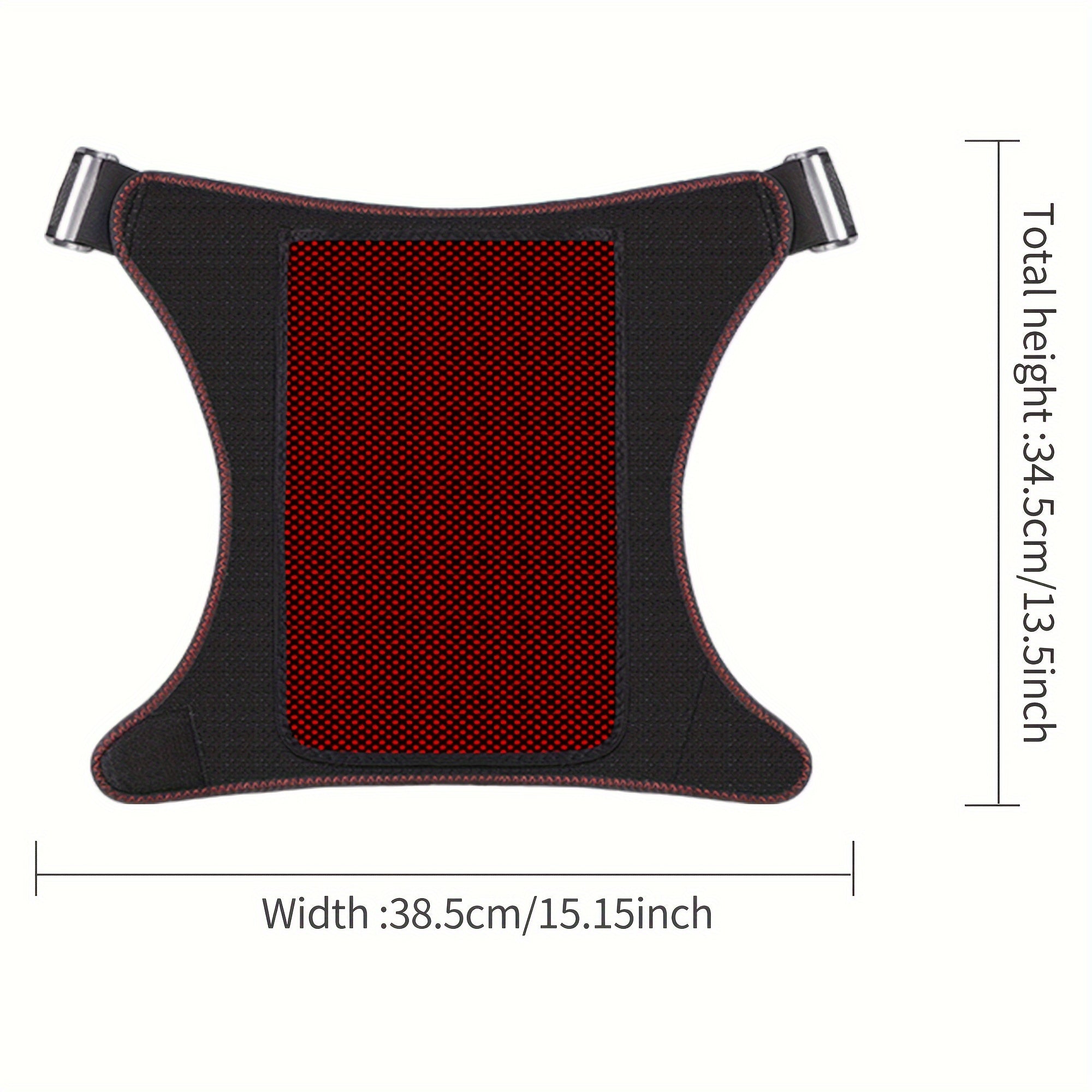 1pc Electric Heating Hip & Thigh Pad - USB-Powered Heating Pad with Adjustable 3-Temperature Settings, Quick-Warmth for Gym, Yoga, Running - No Battery Needed, Plug-and-Play for Men's Workout & Cold Weather Use - Ideal Gift for Athletes, Ergonomic Design,